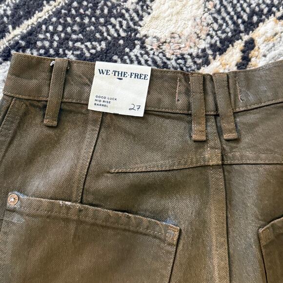 We The Free Good Luck Coated Jeans - Picture 6 of 7